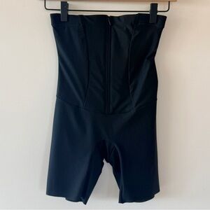 TA3 Butt Lift Short Black Sculpting Zip Corset Shapewear S